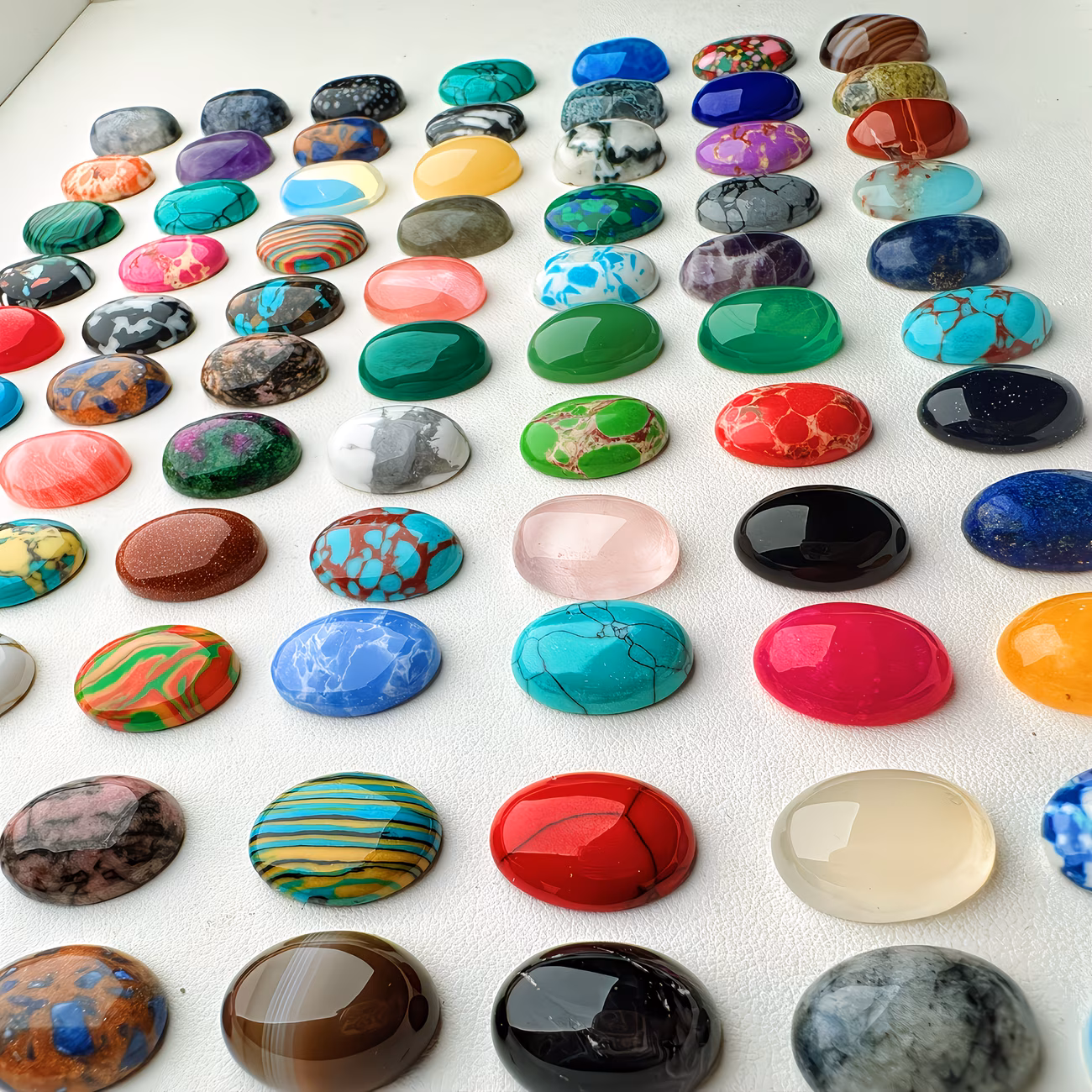 Cabochon stones used for bezel setting and jewelry fabrication