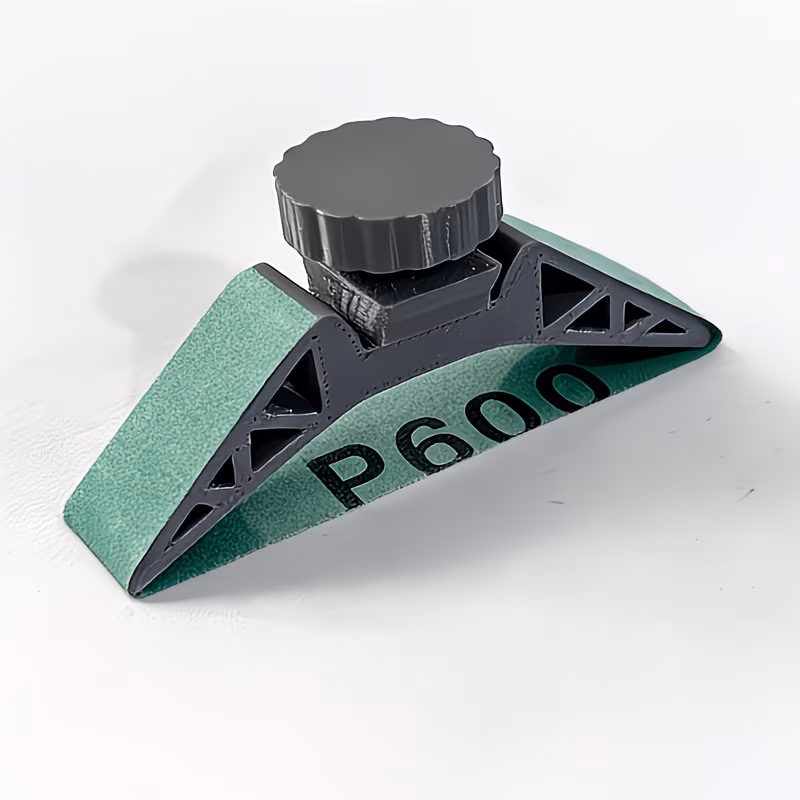 Curved polishing tool used for jewelry finishing and edge refinement