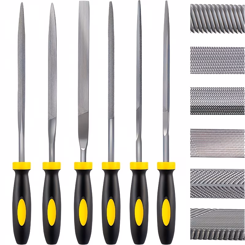 Jewelry file used for refining metal edges during silversmithing
