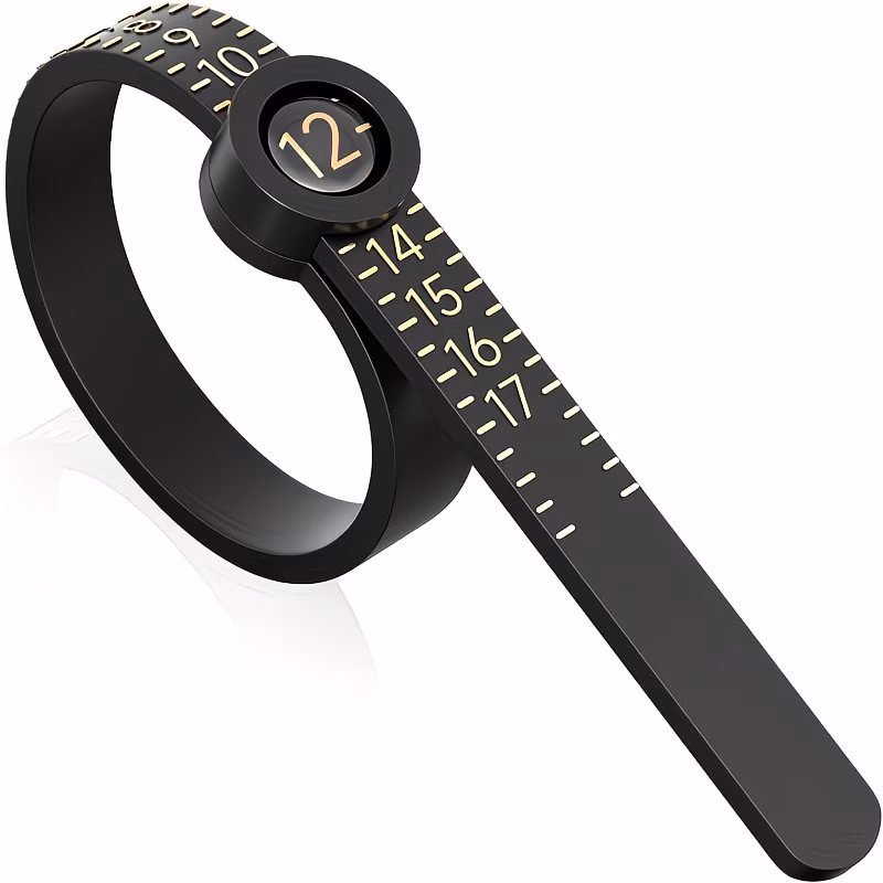 Finger size gauge used for measuring ring size