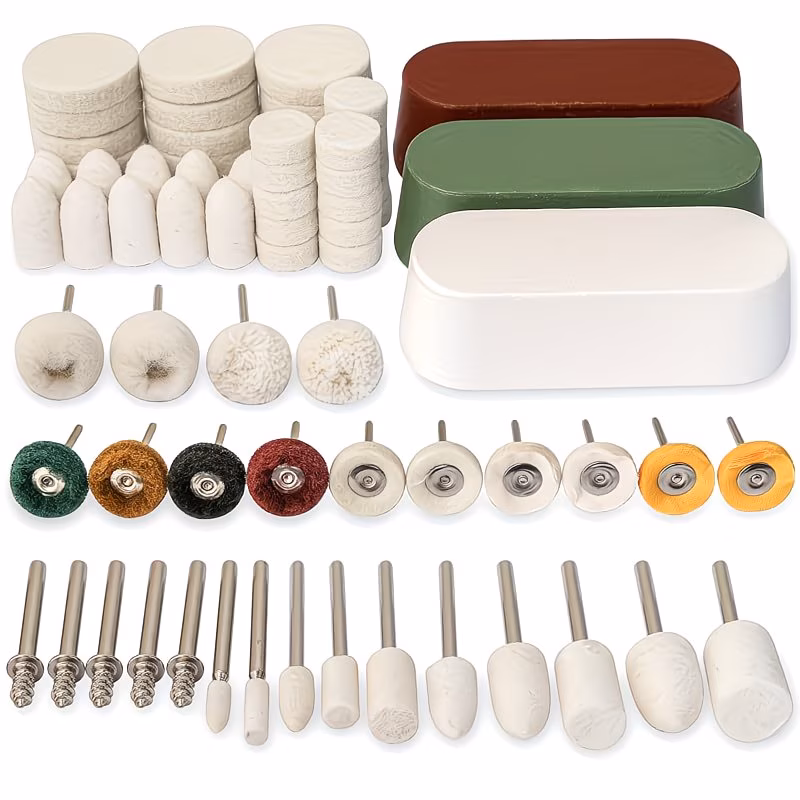 Jewelry polishing kit used for silver finishing and polishing