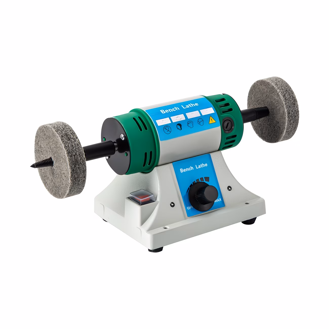 Jewelry polishing machine used for final silver ring finishing
