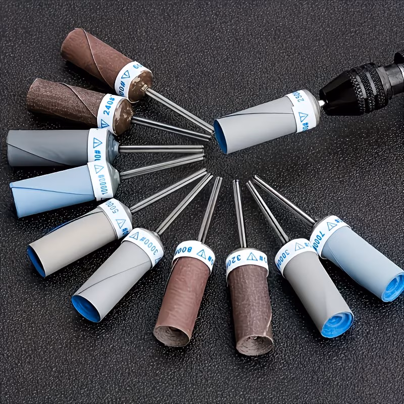Jewelry sandpaper used for silver ring finishing and polishing